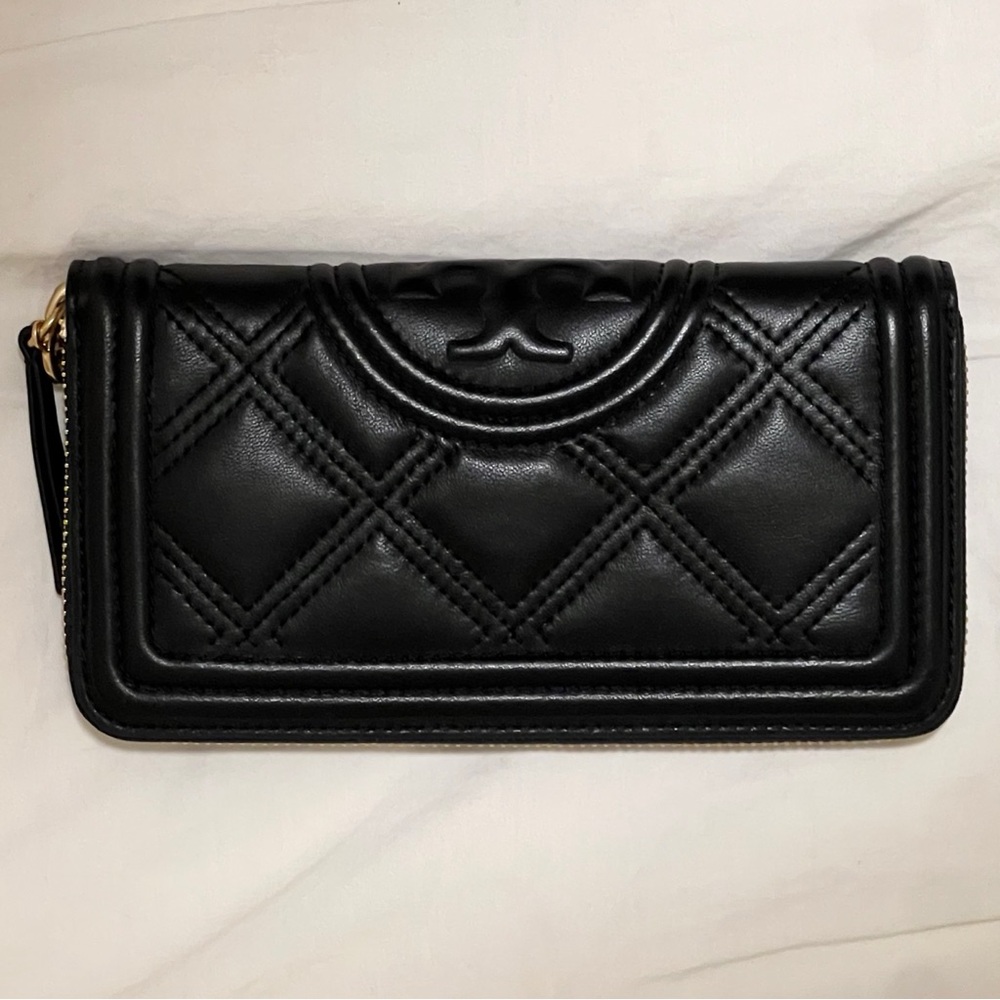 Tory Burch Fleming Soft Zip Continental Wallet